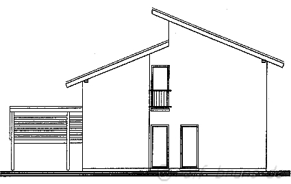 Ansicht von Westen.